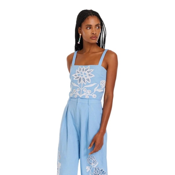 NWT Allison Tyra Crop Top Large - Picture 4 of 6